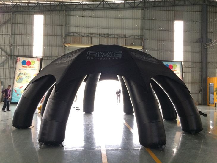 Inflatable Black Eight-legged Tent